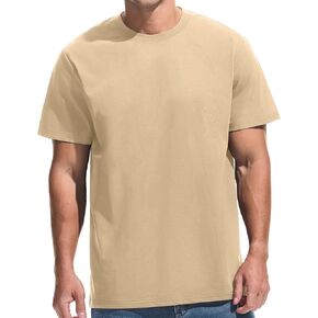 تي شيرت رقبة طاقم الرقبة في متوسطة الوزن في Veiisar - مزيج من القطن الناعم 210GSM ، نوبة منتظمة لارتياح التبريد in Kuwait