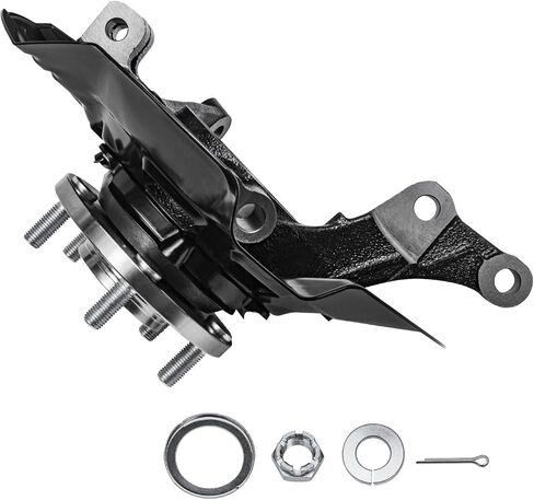 Detroit Axle - 2.0L Front Left Steering Knuckle for 11-13 Hyundai Sonata, Driver Side Steering Knuckle & Wheel Bearing Hub Assembly 2011 2012 2013 Replacement in Saudi Arabia