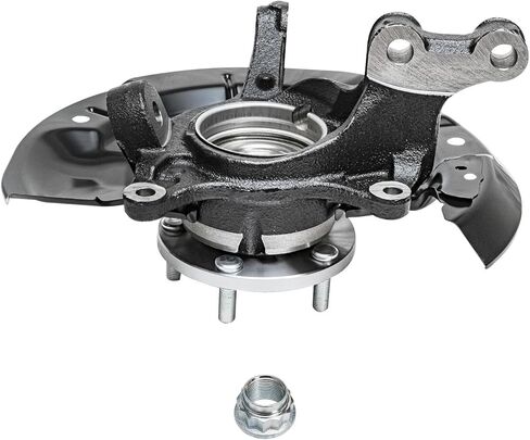 Detroit Axle - AWD Front Left Defkle for 11-17 Toyota Sienna ، Driver Side Deving Knuckle & Wheel Bearing Assembly 2011 2012 2013 2014 2015 2015 2017 Replace in Saudi Arabia
