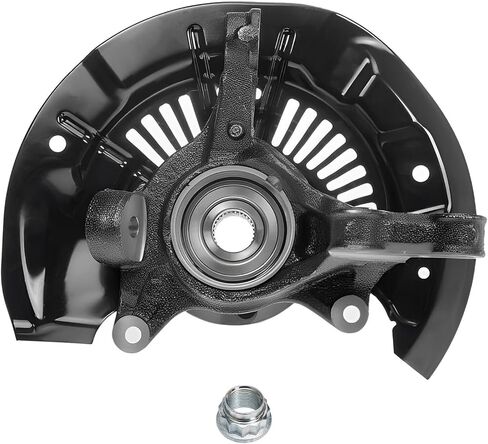 Detroit Axle - AWD Front Left Defkle for 11-17 Toyota Sienna ، Driver Side Deving Knuckle & Wheel Bearing Assembly 2011 2012 2013 2014 2015 2015 2017 Replace in Saudi Arabia