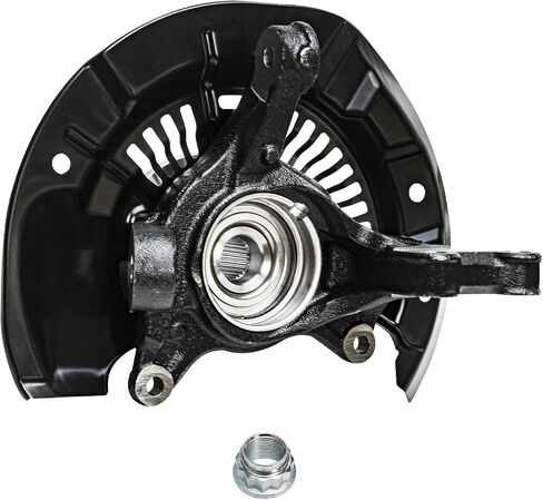 Detroit Axle - AWD Front Left Defkle for 11-17 Toyota Sienna ، Driver Side Deving Knuckle & Wheel Bearing Assembly 2011 2012 2013 2014 2015 2015 2017 Replace in Saudi Arabia