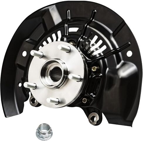 Detroit Axle - AWD Front Left Defkle for 11-17 Toyota Sienna ، Driver Side Deving Knuckle & Wheel Bearing Assembly 2011 2012 2013 2014 2015 2015 2017 Replace in Saudi Arabia