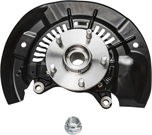 Detroit Axle - AWD Front Left Defkle for 11-17 Toyota Sienna ، Driver Side Deving Knuckle & Wheel Bearing Assembly 2011 2012 2013 2014 2015 2015 2017 Replace in Saudi Arabia