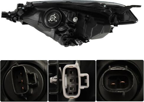 Headlight Front Head Lamp Replacement for Toyota Corolla 2014 2015 2016 Projector Headlight Right Side (Passenger Side) in Saudi Arabia
