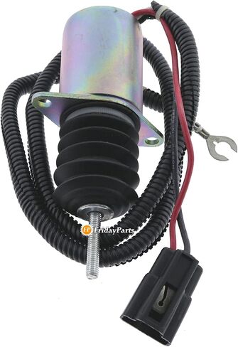 FridayParts Fuel Shut Off Solenoid AM124377 Compatible for John Deere 655 755 756 855 856 955 4475 5575 6675 7775 F915 F935 Replacement in Saudi Arabia