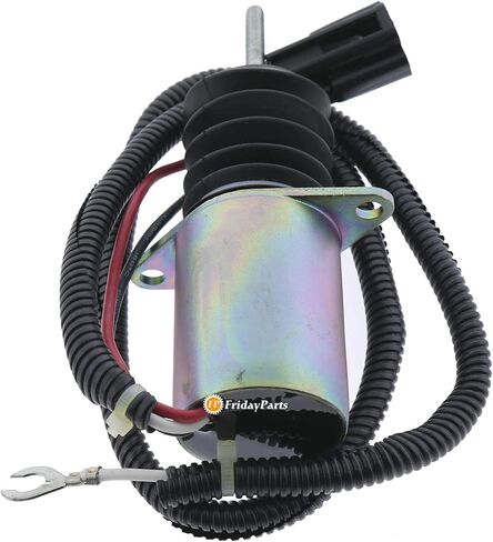 FridayParts Fuel Shut Off Solenoid AM124377 Compatible for John Deere 655 755 756 855 856 955 4475 5575 6675 7775 F915 F935 Replacement in Saudi Arabia