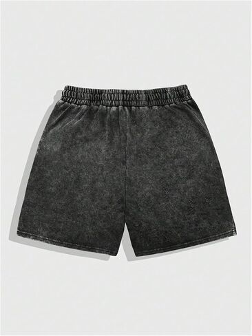 Men's Vintage Graphic Shorts Distressed Washed Summer Athletic Casual Track Shorts in Saudi Arabia