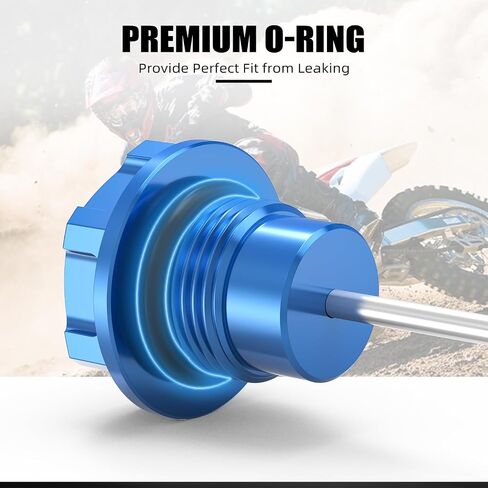 أداة Dipstick زيت الزرقاء المتوافقة مع Suzuki DRZ400 DRZ400E DRZ400S DRZ400SM 2000 2001 2002-2018 2019 2020 2021 2022 See Pitment in Kuwait
