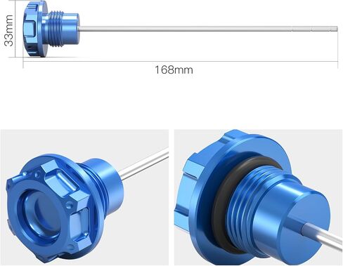 أداة Dipstick زيت الزرقاء المتوافقة مع Suzuki DRZ400 DRZ400E DRZ400S DRZ400SM 2000 2001 2002-2018 2019 2020 2021 2022 See Pitment in Kuwait