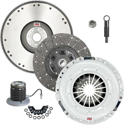 ClutchMaxPRO Heavy Duty OEM Clutch Kit with Flywheel with Slave Cylinder Compatible with Mustang 2011-2017 GT 2012 2013 Mustang Boss 302 5.0L V8 Coyote (CP07809HDWS+FW167751WB-CK) in Saudi Arabia