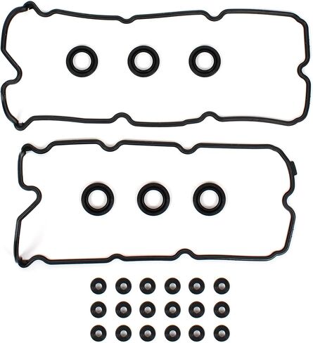 CNS Valve Cover Gasket Set w/Spark Plug Seals & Grommets Compatible with 95-99 Infiniti/Nissan 3.0L 2988CC 182CU. in. V6 DOHC VQ30DE in Saudi Arabia