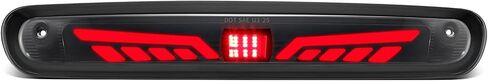 Partsam Eagle-Wing LED 3rd Third Third Brake Light مع استبدال Strobe لـ 07-13 Silverado/Sierra 1500 2500HD 3500HD ، Red/Whith High Mount الخلفي CAB ROOK LAMP in Saudi Arabia