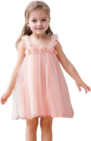 NNJXD Baby Girl Tulle Dress for Toddler Casual Summer Dresses in Kuwait