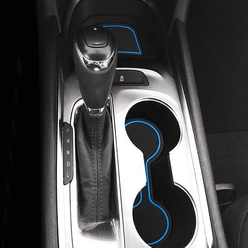 حصيرة Auovo المضادة للغبار لإكسسوارات Chevy Malibu 2017-2023 2024 2025 مخصصة ملائمة لبطانات الجيب Cup Cup Plads إدراج الحصير (18pcs/مجموعة) (أبيض (توهج في الظلام)) in Saudi Arabia