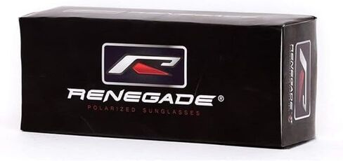 Renegade براءة اختراع قارئ ثنائي البؤرة نصف الحافة النظارات الشمسية الصيد 100 ٪ حماية الأشعة فوق البنفسجية مع كيس الألياف الدقيقة (إطار أسود لامع ، عدسة بنية - 600901 ، ثنائي البؤرة +2.50) in Saudi Arabia