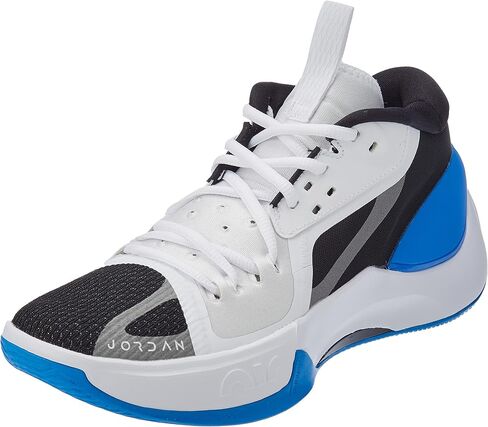 Nike Jordan Mens Zoom منفصلون أبيض أسود كرة سلة زرقاء (صورة بيضاء زرقاء سوداء سوداء سوداء ، نظام بحجم الأحذية الأمريكي ، البالغين ، الرجال ، الرقم ، المتوسط ، 10) in Saudi Arabia
