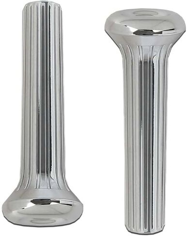 PIT66 Cars Door Lock Knobs Compatible with GM 1971-1988 Chrome Plastic 1 Pair in Saudi Arabia