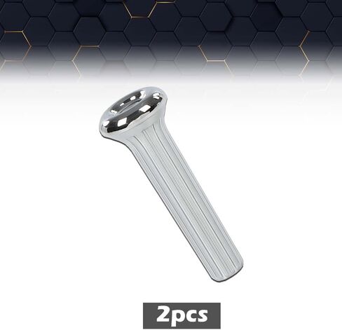PIT66 Cars Door Lock Knobs Compatible with GM 1971-1988 Chrome Plastic 1 Pair in Saudi Arabia