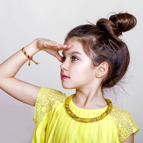 30 PCS Metal Snap Clips ، 4.8cm/1.9inch Clips Frosted Snap Clips ، Hairpins Prety Candy Hairpins Longlip Drop Shape Barrettes للفتيات (الأسود) in Kuwait