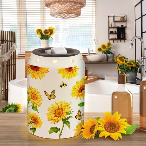 Sunflower Wax Melt Warmer, Farmhouse Sunflower Decor, Housewarming Gifts for Women, Electric Ceramic Wax Warmer for Bathroom Kitchen Home in Kuwait
