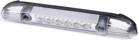 PIT66 LED 3rd Brake Light, Compatible with 01-04 Nissan Frontier Pickup Third Brake Stop Lamp Light Clear Lens Chrome Housing in Saudi Arabia