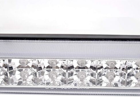 PIT66 LED 3rd Brake Light, Compatible with 01-04 Nissan Frontier Pickup Third Brake Stop Lamp Light Clear Lens Chrome Housing in Saudi Arabia