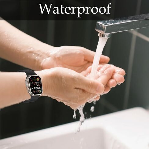 CCSmall Magnetic Silicone Band for Apple Watch 40mm 38mm 41mm 44mm 45mm 42mm 49mm Women Men, Soft Wristband Waterproof Replacement Sport Clasp Strap for iWatch Bands 9 8 7 6 5 4 3 2 1 SE Ultra in Saudi Arabia