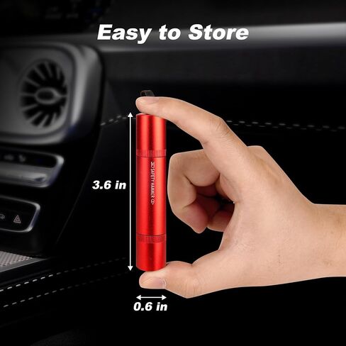 Car Window Breaker Tool: Life Hammer Car Escape Tool and Seat Belt Cutter, Glass Cutter with 4 Test Glasses in Saudi Arabia