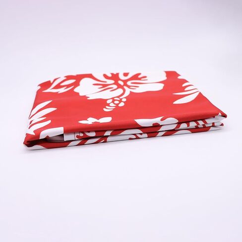 Women's Costume Hawaiian Beach Dress Bold Red Floral Midi Halloween Cosplay Dresses in Saudi Arabia