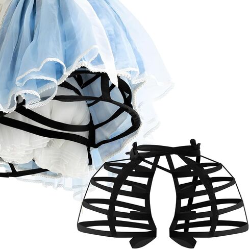 Hercicy Pannier Petticoat Women, Victorian Bustle Cages Hoop Skirt Petticoat for Women Under Dress, Halloween Party Costume in Saudi Arabia