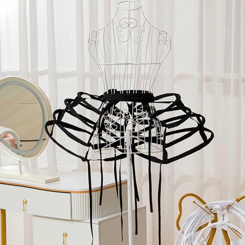 Hercicy Pannier Petticoat Women, Victorian Bustle Cages Hoop Skirt Petticoat for Women Under Dress, Halloween Party Costume in Saudi Arabia