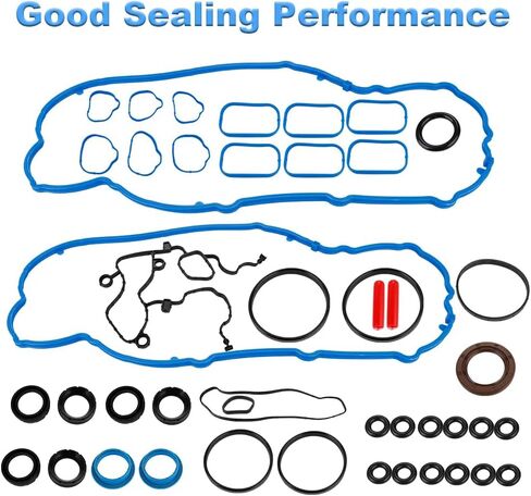 Engine Cylinder Head Gasket Set with Bolts Compatible with Dodge Avenger Challenger Charger Ram 1500 VW Routan Chrysler 200 300 Jeep Wrangler Jk 3.6L 2011-2020 Replacement for HS26541PT in Saudi Arabia