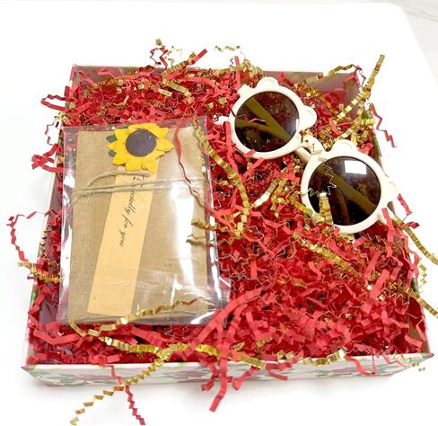 Crinkle Cut Paper Shred Filler for Gift Wrapping, Shredded Paper for Basket Filling,Mixed Colors Gift Box Filler for Independence Day, Birthday, Christmas, Thanksgiving, Wedding(Blue&Red&White) in Kuwait