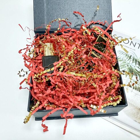Crinkle Cut Paper Shred Filler for Gift Wrapping, Shredded Paper for Basket Filling,Mixed Colors Gift Box Filler for Independence Day, Birthday, Christmas, Thanksgiving, Wedding(Blue&Red&White) in Kuwait