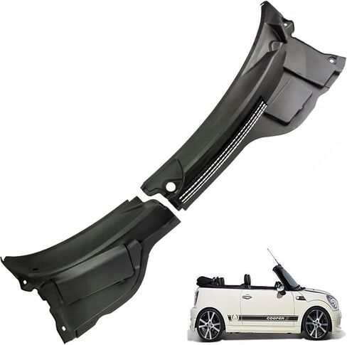 MUCO New 2PCS Front Windshield Cowl Cover Panel 51132751210 Compatible with 2007-2015 Mini Cooper R57 R56 R55 Windshield Wiper Vent Cowl Cover Grille in Saudi Arabia
