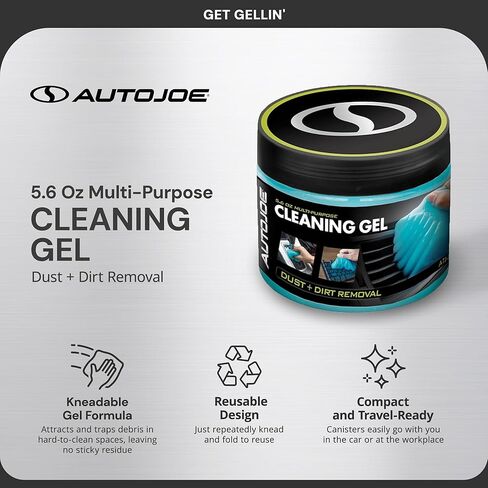 Car Cleaning Gel, Automotive Dust Car Crevice Cleaner, Slime Auto Air Vent and Interior Detail Removal, Car Putty and Keyboard Cleaner (1-Pack, Unscented) in Kuwait