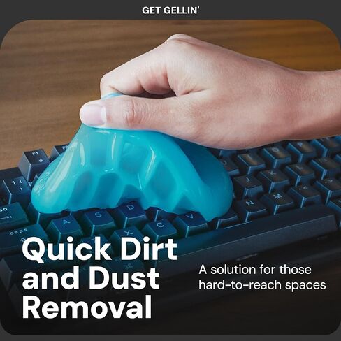 Car Cleaning Gel, Automotive Dust Car Crevice Cleaner, Slime Auto Air Vent and Interior Detail Removal, Car Putty and Keyboard Cleaner (1-Pack, Unscented) in Kuwait