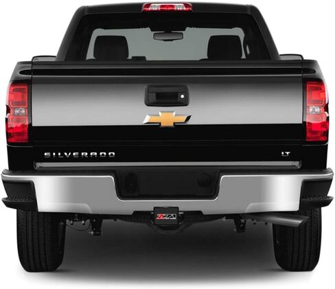 Compatible with - Chevrolet Z71 Off Road UV Graphic Carbon Fiber Look Metal Face-Plate on ABS Plastic 2 Tow Hitch Cover in Saudi Arabia