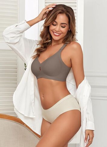 Women Seamless Full Coverage Wireless Bras for Women Comfortable No Underwire Bralette for All-Day Everyday Wear Bra in Saudi Arabia