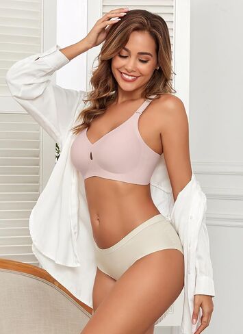 Women Seamless Full Coverage Wireless Bras for Women Comfortable No Underwire Bralette for All-Day Everyday Wear Bra in Saudi Arabia