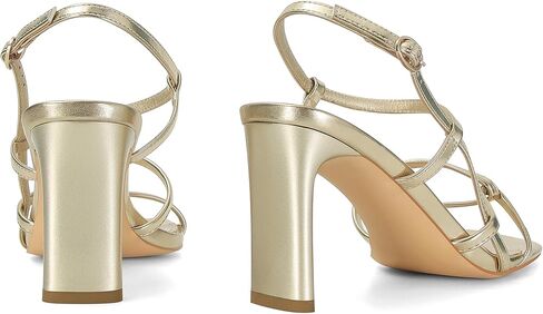 SOVANYOU Women's Heels Square Open Toe Strappy Heels Chunky High Heel Ankle Strap Heeled Sandals Comfort Dress Party Shoes in Kuwait