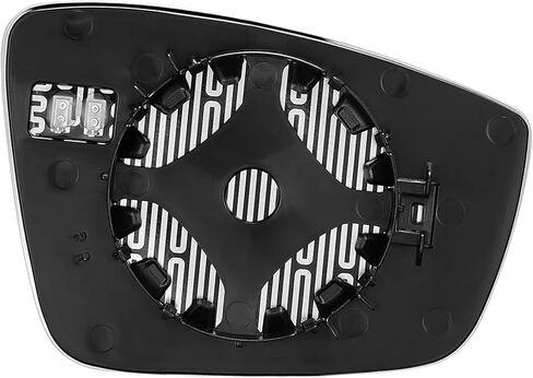 Right Passenger Side RH Rear View Mirror Glass W/Backing Plate Heated Compatible With 2011-2018 Volkswagen JETTA MK6 PASSAT B7 BEETLE Only Compatible With North American Edition in Saudi Arabia