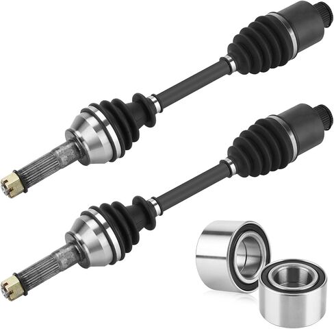 Rear Left/Right CV Axles & Wheel Bearing Kit, Fit for Polaris Sportsman 500 2006-2013; 06-14 for Sportsman 800; Also for Sportsman 400/450/ 570/800/ Hawkeye 2x4, CV Axle Drive Half Shaft in Saudi Arabia