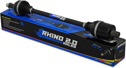 SuperATV Heavy Duty Rhino 2.0 Rear Axle Compatible with 2020+ Yamaha Wolverine X2 / Yamaha Wolverine X4, Stronger than Stock, Constructed from Chromoly Steel, Increase in Shaft Size, See Fitment in Saudi Arabia