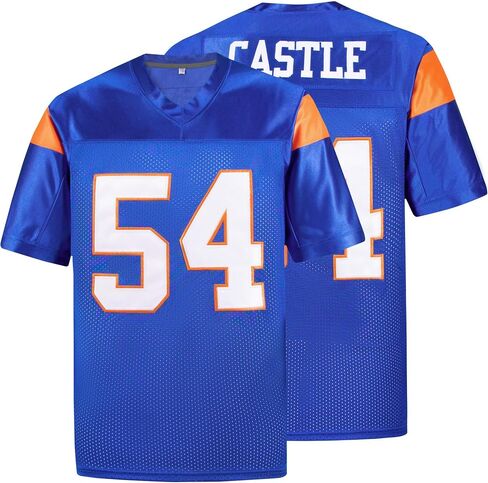 Thad Castle Jersey ، #54 Mountain State Football Coureys for Men Blue White S-xxxl in Kuwait