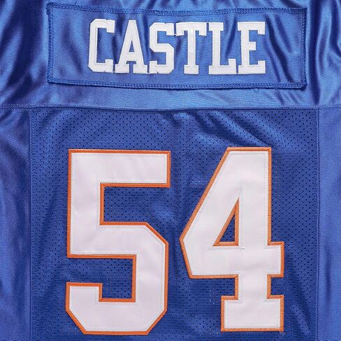 Thad Castle Jersey ، #54 Mountain State Football Coureys for Men Blue White S-xxxl in Kuwait