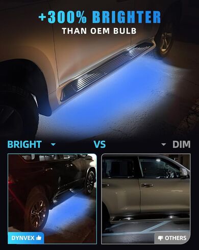 New 4 PCS LED Running Board Lights Compatible with 1st & 2nd Gen Le-xus GX470 & GX 460 (J120 J150) 2002-up, [DOT] [IP67 Waterproof] [Can-bus Design] LED Courtesy Light in Kuwait
