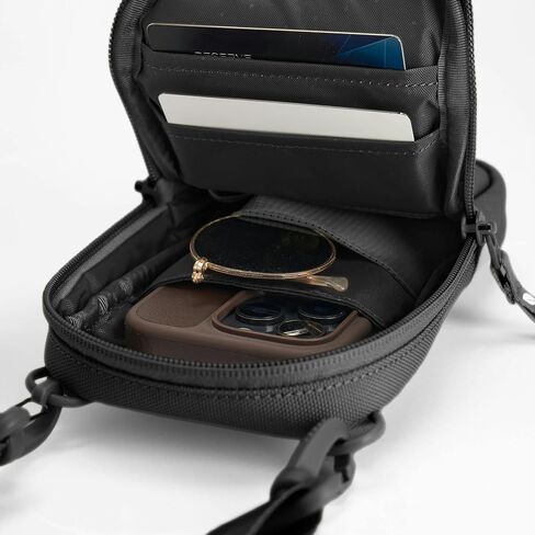 Incase A.R.C. Small Crossbody Bag, Recycled Polyester, Fits iPhone Pro Max, External Pocket, Adjustable Strap, Travel Sling in Saudi Arabia