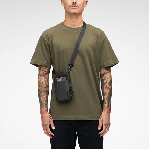 Incase A.R.C. Small Crossbody Bag, Recycled Polyester, Fits iPhone Pro Max, External Pocket, Adjustable Strap, Travel Sling in Saudi Arabia