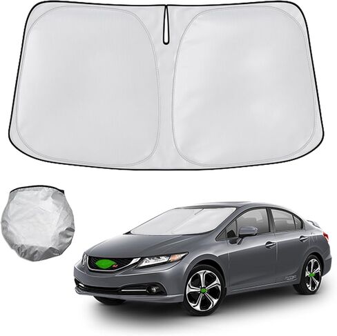 Windshield Sun Shade Foldable Sunshade Compatible for Ni-ssan Murano 2015 2016 2017 2018 2019 2020 2021 2022 2023 2024,Front Window Car Sun Shields Heat Protection Visor Accessories in Saudi Arabia